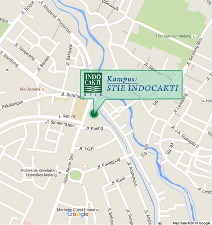 Location and Map STIE Indocakti Malang Nomor